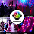 Miniatyrbilde 4 av 5: [2-pakning] Discokule DJ-festlys Lydaktivert med fjernkontroll Strobe-lampe 7 moduser Scenelys