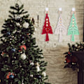 Miniatyrbilde 6 av 6: Macrame juletre 3-pak Bohemske juledekorasjoner Julepynt Ferdiglaget juletre sett Veggdekor