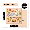 Miniatyrbillede 2 af 7: En farvebog til voksne og teenagere med super søde billeder og simple og afslappende mønstre, velegnet til en afslappende bog food