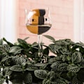 Miniatyrbild 3 av 7: 3 st automatiska bevattningsbollar för växter, handblåsta genomskinliga glasdroppbevattningssystem 1002