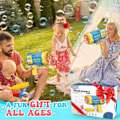 Miniatyrbild 5 av 5: Leksaker för 3-8 år gamla pojkar och flickor: 2-pack bubbelmaskin för barn med bubbellösning