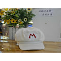Miniatyrbild 3 av 3: Luigi Bros Brev Tryckt Hatt, Cosplay Hatt - Vit White