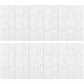 10 ark DIY Blanke Puslespil Tegning Blankt Puslespil DIY Blank Graffiti Puslespilsbrikker