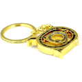 Miniatyrbillede 4 af 5: Spinning Rotor Nøglering Kreativ Bil Fans Autodele Model Wankel Rotationsmotor Nøglering Nøglering Kæde Nøglering Nøgleholder. gold