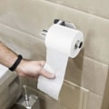 Pikkukuva 8 / 8: WC-paperiteline, itseliimautuva, SUS 304 ruostumaton teräs, seinään asennettava WC-paperiteline kylpyhuoneeseen, WC:hen, keittiöön - Ei porausta White