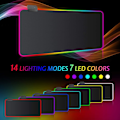 Miniatyrbillede 3 af 7: GMS-X5 RGB Gaming Mouse Pad med LED-lys i 7 farver Sort