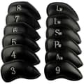 Golf Iron Head Covers, Syntetiskt Läder Headcovers med Nummer, Deluxe Value, Set med 12