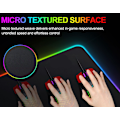 Miniatyrbillede 5 af 7: Gaming Mousepad med LED-lys - RGB - Vælg Størrelse - Sort - 14 Tilstande - Tyk Anti-slip 250*300*4MM