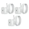 Miniatyrbillede 1 af 5: Oplader til Apple - Hurtigoplader 20W, Apple-stik, Adapter + 2m Kabel Hvid, Flere Størrelser Tilgængelige (Flere kombinationer tilgængelige) Apple interface 3pc