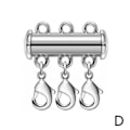 Miniatyrbillede 9 af 11: Multi Strand Halskæde Detangler Untangling Lagdelt Halskæde Clas Sølv 3 Silver 3