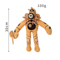 Miniatyrbild 1 av 3: Skibidi Toalett Plyschleksaker, Högkvalitativ Kort Plysch, PP Bomullsfyllning, Mjuk Plysch Animering, Toalettman Spoof Plyschleksaker Clock King