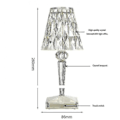 Miniatyrbillede 5 af 5: Natlampe, Akryl Bordlampe, Genopladelig Projektionslampe, Italiensk Design Kartell (Enkel Styk)