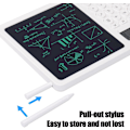 Miniatyrbilde 4 av 6: 2 i 1 kalkulator med LCD skriveplate, skrivebords kalkulator med elektronisk kalender, tid og temperatur indikator, 10 siffer LCD display kalkulator