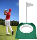 Golfövningshål i plast, justerbar med hål och logotyp