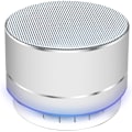 Pikkukuva 1 / 7: Kannettava Bluetooth-kaiutin, Bluetooth-kaiutin LED-valoilla, langaton kaiutin HD-äänellä, tukee TF-korttia Silver