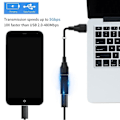 Pikkukuva 3 / 5: 2 kpl USB Type C 3.1 Naaras - 3.0 A Naaras Data Synkronointi Latausadapteri Liitin Ft