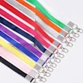 Miniatyrbillede 7 af 10: 2 stk. Halskæde Lanyard ID-kortholder Sort - høj kvalitet h Sort