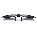 Miniatyrbillede 2 af 5: Clip-on Wayfarer Solbriller Spejlglas til Eksisterende Briller sort