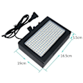 Miniatyrbilde 3 av 4: 180 Strobe Flash Lys Bærbar 35W RGB Fjernkontroll Lydstyring Strobe Hastighet Justerbar for Scene Disco -(WS)