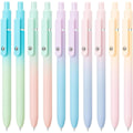 Miniatyrbillede 1 af 6: Æstetiske gelpenne, 10 fine spidser med jævn skrivning, Zanshi gradientfarvepenne til dagbog, skole og kontorartikler Zanshi gradient color 10pcs