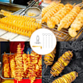 Miniatyrbild 5 av 8: 12-delad Spiral Skärare Potatis Twister Spiralchips Potatis Skärare Set, Tornado Potatis Skärare, Potatis Twister Spiral Skärare Tomat Skärare