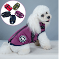 Miniatyrbilde 4 av 6: Varm Vanntett Jakke med Sele Hund Vinter Komfortabel Bomulls Klær Tykkere Vest for Små og Mellomstore Hunder Rød L red L