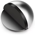 Miniatyrbilde 1 av 6: Selvklebende gulvstopp i oval rustfritt stål, dørstopper for gulvmontering, halvsirkelformet veggbeskytter, polert dørstopper med lim