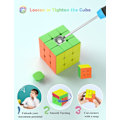 Miniatyrbilde 5 av 7: Speed Cube Fast Cube - Rask og Glatt Rotering, Solid, Holdbar og Klistremerkefri Frostet, Beste 3D Puslespill Magic Cube Leke - Roterer Raskere enn Originalen
