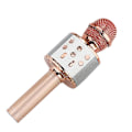 Miniatyrbild 1 av 5: Trådlös Karaoke Mikrofon Bärbar Handhållen Mic Högtalare Maskin Gold