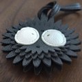 Miniatyrbillede 4 af 5: pc sort trækul briket taske charm, sjov mode taske tilbehør nøgle charms