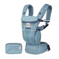 Pikkukuva 1 / 8: Vastasyntyneen vauvan kantoreppu, puettava syntymästä 20 kg:aan asti, ergonominen pidike, 4 kuljetusasentoa, liuskekiven sininen Slate Blue