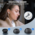 Miniatyrbilde 6 av 9: YYK-Q10 Trådløse Bluetooth Hodetelefoner - 30 Timer ANC ENC BT 5.4 Svart