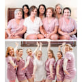 Miniatyrbild 4 av 6: Kvinnors Pyjamas Set Kortärmad Nattkläder Dam Button Down Nattkläder PJ Set med Ficka L Taro Purple