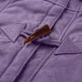 Miniatyrbillede 5 af 6: Damer Vinterjakker Udsalg Plus Størrelse Dame Fleeceforet Jakke Hoodies Lomme Uld Casual Hættetrøjer Horn Knapper Casual Varmt Jakke Trench L 01 Purple