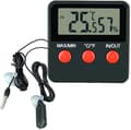 Digital Termometer LCD Hygrometer Temperatur- och Luftfuktighetsmätare för Husdjur Inkubator, Tank Digital Spårad Termometer