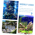Miniatyrbillede 7 af 9: Akvariedekoration simulering vandplanter kæledyr forsyninger krybdyr landskab fiskebeholder landskab dekorationer simulering planter