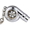 Miniatyrbillede 1 af 4: Kreativ Svingende Turbo Turbine Turbolader Nøglering Nøglekæde Nøgleholder Lav Ægte Hvinelyd.