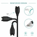Miniatyrbilde 5 av 5: Lader Garmin-klokker - Universal hurtiglader svart svart