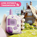Pikkukuva 6 / 9: Lasten walkie-talkie pitkän matkan langaton lähetys summeri ulkoilma keskustelu piirretty lelu rannehihnan kanssa pony