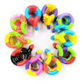 Miniatyrbild 1 av 4: 2-pack Tangle Twist Fidget-leksak / Sensorisk leksak flerfärgad