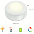 Pikkukuva 3 / 9: 6 kpl LED-valaisimia 2 kaukosäätimellä RGB-suunnittelu - Monivärinen