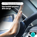 Miniatyrbild 5 av 7: Rattknopp för Bil, Justerbar Universal Passform Halkfri Spinner Booster, Biltillbehör Enkel Installation Inga Verktyg Krävs (Svart)