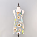 Miniatyrbillede 6 af 7: Køkkenforklæder til kvinder og mænd 2-pak justerbar vandtæt madlavningsforklæde med lommer, kokkeforklæder til madlavning bagning havearbejde grill 2stk 2pcs sunflower pattern aprons