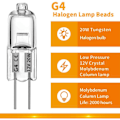 Miniatyrbillede 3 af 7: G4 halogenpærer 20W 12V - Varm hvid - 20 pakke 20stk 20W 20pcs