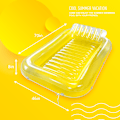 Miniatyrbild 2 av 8: YATOUT Joy Stor Uppblåsbar Flytande Solstol för Pool, Solsäng, Uppblåsbar Solmadrass, Kan Användas Utomhus, Trädgård, Bakgård Transparent yellow