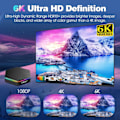 Pikkukuva 4 / 6: Android TV Box 12.0, 4 GB RAM 64 GB ROM, 6K TV Box Android 4K Wi-Fi 6, T95Z Plus Android Box 6K HDR10+ H618 Quad Core CPU 2.4G/5G Wi-Fi