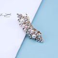 Pikkukuva 4 / 5: Rhinestone-helmihiuspidike Hiustapit Vintage-helmihiuspidike Kultakristallihiuspidike Morsiushiuspidike Hiustappi Koristeelliset hiusasusteet naisille