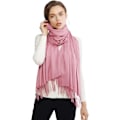 Miniatyrbilde 6 av 7: Dameskjerf Pashmina Sjal og Wraps for Bryllupssjal for Kvinner Vinter