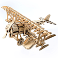Miniatyrbillede 1 af 5: 3D træmodelbyggesæt til voksne og børn - Flyvemaskine i træ - Byggesæt - 3D-puslespil i træ - Legetøjsgave