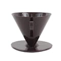 Miniatyrbillede 2 af 7: Permanent kaffefilter, nr. 4, kaffefilter til op til 4 kopper, genanvendeligt plastikfilter, brun, 1 stk.